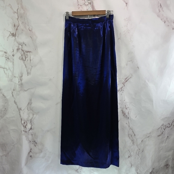 Alex Evenings Skirt Set Womens 6 Small Purple Midi Maxi Jacket Outfit Two Piece - Picture 10 of 15